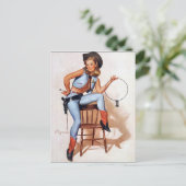 保安官ピンアップ ポストカード (スタンド正面)