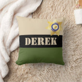 保安官代理おもしろい退職 クッション (ブランケット)