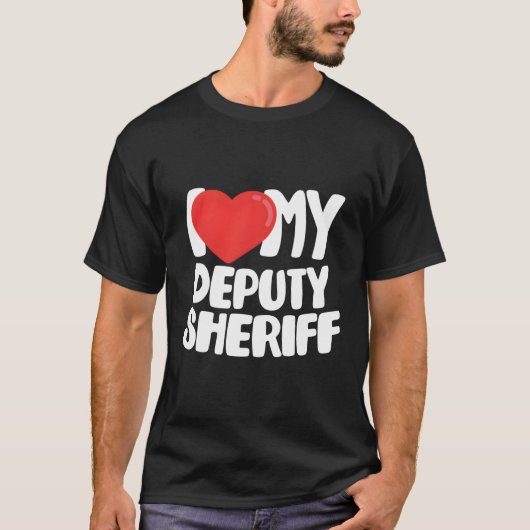 保安官代理が大好き Tシャツ (正面)