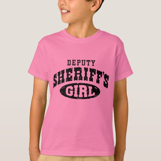 保安官代理の娘 Tシャツ (正面)