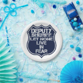 保安官代理は誰も恐怖のモットーで生きさせなかった ペーパープレート (パーティー)