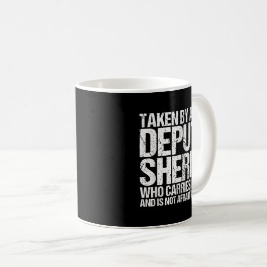 保安官代理ガールフレンド彼氏の妻F夫 コーヒーマグカップ (正面右)