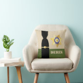 保安官代理バッジ警察服 クッション (椅子)