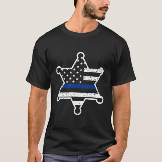 保安官代理フード付きスウェットシャツ Tシャツ (正面)