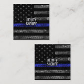 保安官代理動揺して旗 割引カード (正面/裏面)