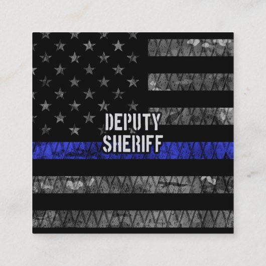 保安官代理動揺して旗 割引カード (裏面)