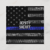 保安官代理動揺して旗 割引カード (正面)