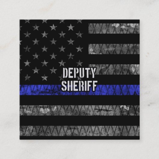 保安官代理動揺して旗 割引カード (正面)