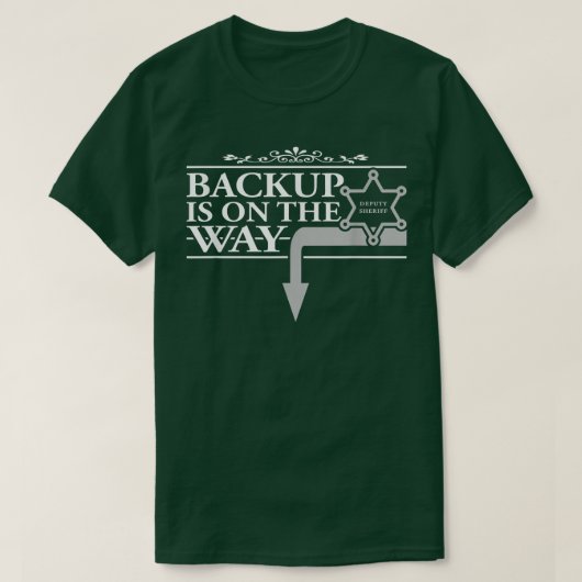 保安官副妻の妊娠バックアップはWa上にある Tシャツ (デザイン正面)