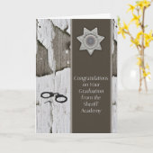 保安官学校卒業 カード (黄色い花)