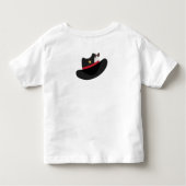 保安官帽Tシャツ付きカウボーイ トドラーTシャツ (裏面)