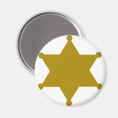 保安官星 マグネット (正面/裏面)