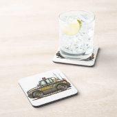 保安官車のパトカー コースター (右側)