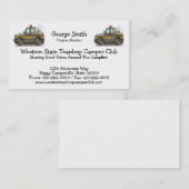 保安官車のパトカー 名刺 (正面/裏面)