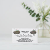 保安官車のパトカー 名刺 (スタンド正面)