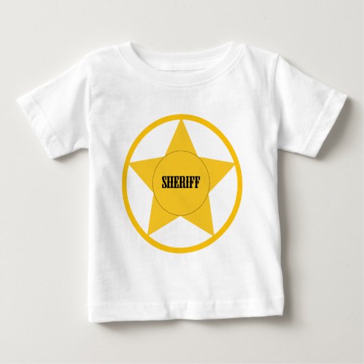 保安官 ベビーTシャツ (正面)