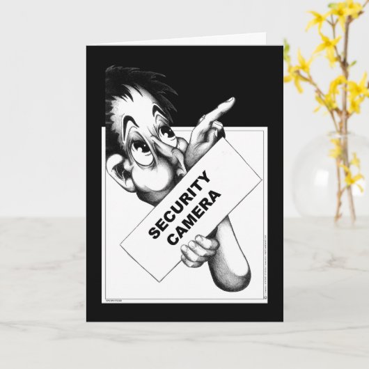 保安用カメラ カード (黄色い花)