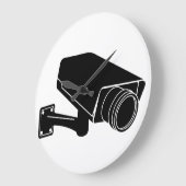 保安用カメラ ラージ壁時計 (傾斜)