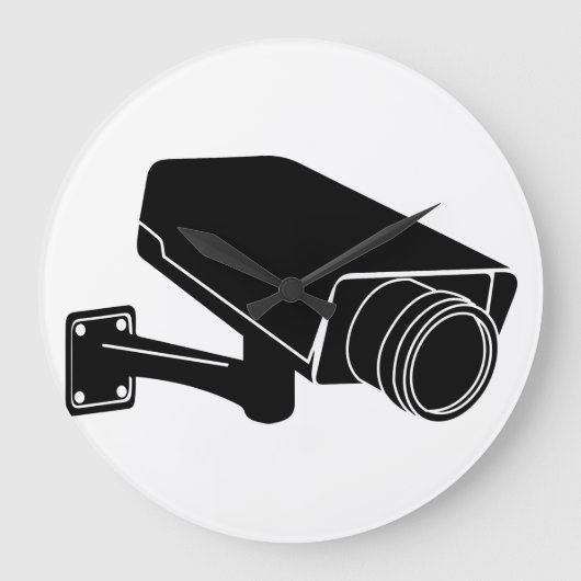 保安用カメラ ラージ壁時計 (正面)