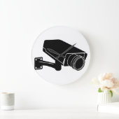 保安用カメラ ラージ壁時計 (ホーム)