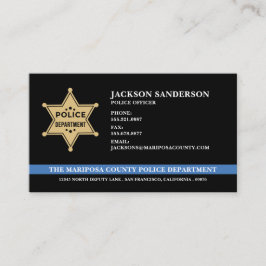 保安警察署法執行ロゴ 名刺