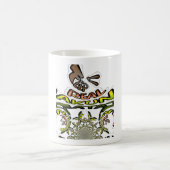 保実在プリント/グラフィック万華鏡のように千変万化するパターン コーヒーマグカップ (中央)