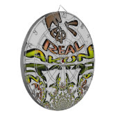 保実在プリント/グラフィック万華鏡のように千変万化するパターン ダーツボード (正面左)