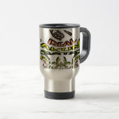 保実在プリント/グラフィック万華鏡のように千変万化するパターン トラベルマグ (正面右)