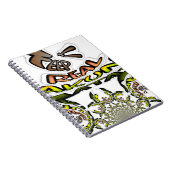 保実在プリント/グラフィック万華鏡のように千変万化するパターン ノートブック (右側)