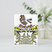 保実在プリント/グラフィック万華鏡のように千変万化するパターン ポストカード (スタンド正面)