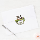 保実在プリント/グラフィック万華鏡のように千変万化するパターン ラウンドシール (封筒)