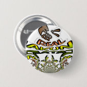 保実在プリント/グラフィック万華鏡のように千変万化するパターン 缶バッジ (正面&裏面)