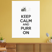 保寝猫のスケッチで落ち着いて キャンバスプリント (インサイチュ (リビング))