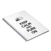 保寝猫のスケッチで落ち着いて ノートブック (右側)