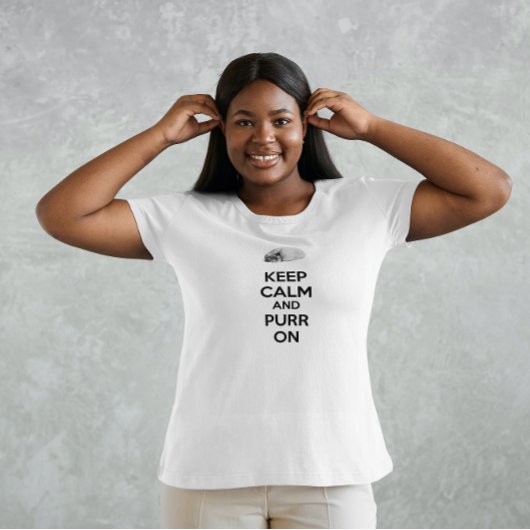 保寝猫のスケッチで落ち着いて Tシャツ