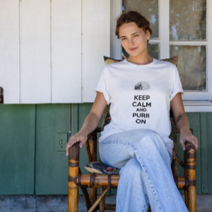保寝猫のスケッチで落ち着いて Tシャツ