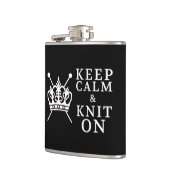 保工芸に編み込んだ静かなニット|Dark} フラスク (左)