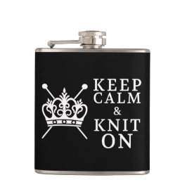 保工芸に編み込んだ静かなニット|Dark} フラスク