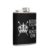 保工芸に編み込んだ静かなニット|Dark} フラスク (右)