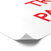 保平静と信頼 ポスター (角)