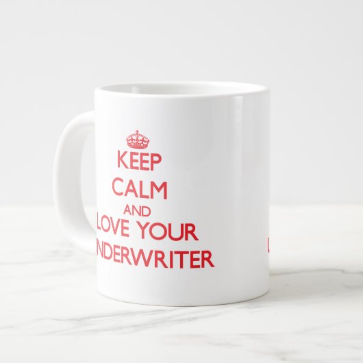 保平静と愛 ジャンボコーヒーマグカップ (正面左)