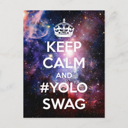 保平静#yoloswag ポストカード (正面)