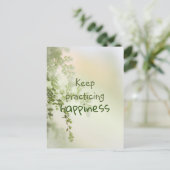 保幸せの練習感動的/引用文 ポストカード (スタンド正面)