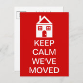 保引っ越しました 案内ポストカード (正面/裏面)