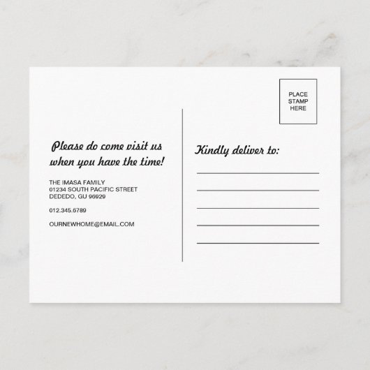 保引っ越しました 案内ポストカード (裏面)