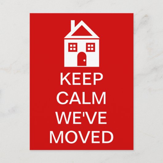 保引っ越しました 案内ポストカード (正面)