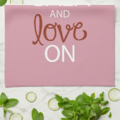 保心を落ち着かせる キッチンタオル (折り畳み)