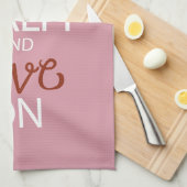 保心を落ち着かせる キッチンタオル (四つ折り)