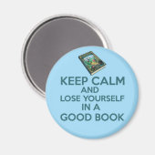 保心を落ち着け良い本の中で自分を失う！ マグネット (正面/裏面)