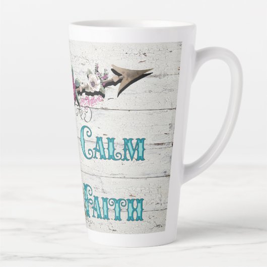 保心 カフェラテマグ (右)